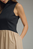 Monroe Mock Neck Midi Dress