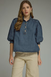 Harlow Denim Blouse