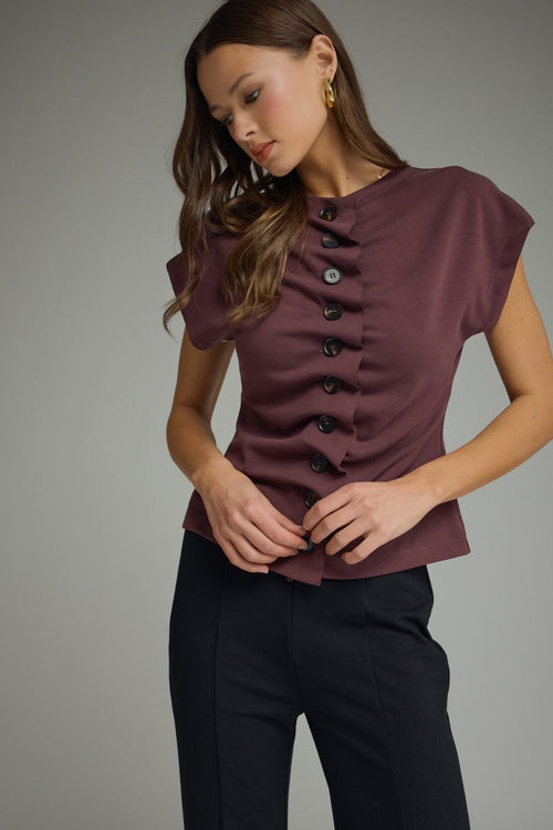 Eloise Button Knit