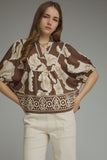 Emmie Floral Print Puff Sleeve Top