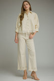 Grace Button Front Lace Blouse