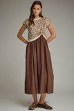 Remi 2-Piece Layered Dress Set Leopard