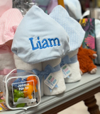 Personalized Hooded Towels Seersucker