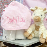 Personalized Hooded Towels Seersucker