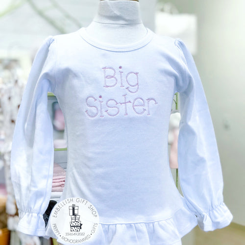Big Sister Personalized Tee Shirt