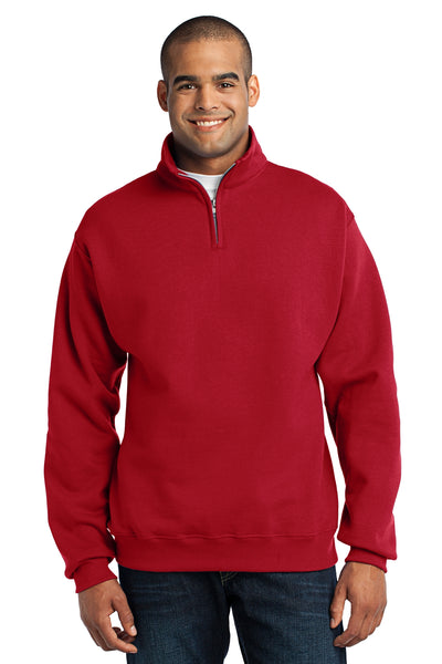 1/4-Zip Cadet Collar Sweatshirt For Men | Preppy Monogrammed Gifts