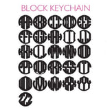 Block Keychain Font