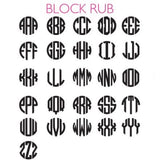 Block Rub Font