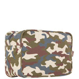 Camo Canvas Lined Travel Kit-Two Colors Back Side View