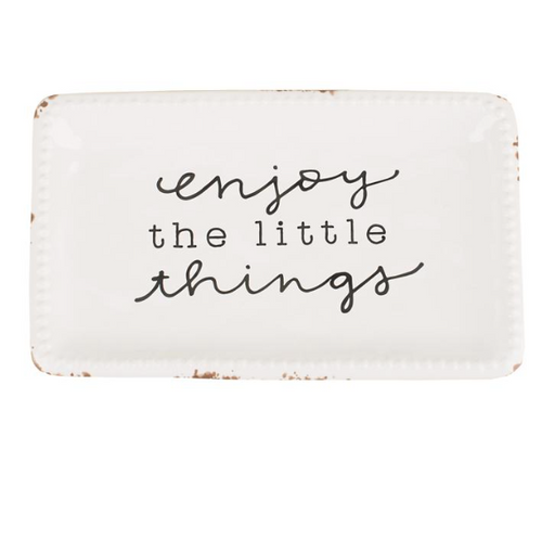 Enjoy the Little Things Trinket Tray