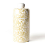 Gold Small Dot Mini Canister Back