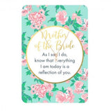 Mother of the Bride Necklace Card