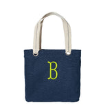 Monogrammed Allie Canvas Tote Bag Great size!