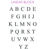 Linear Block Font