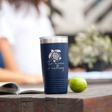  Insulated 20oz Tumbler 5 Designs Navy The Ocean is Calling