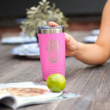  Insulated 20oz Tumbler 5 Designs Pink Life is Short Be Sweet