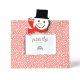 Red Small Dot Frame with Top Hat Frosty