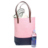Lifestyle Seaport Stripes Dipped Tote Choose Color