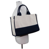 Model with Vivera Tote Choose Color Navy