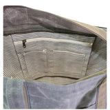 Pocket Detail Waxed Canvas Large Boat Tote Choose Color