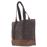 Side View Waxed Canvas Medium Boat Tote Choose Color