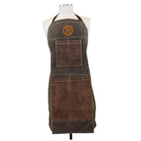 Waxed Canvas Two-toned Utility Apron Olive with Khaki