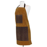 Side View Waxed Canvas Two-toned Utility Apron Choose Color
