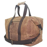 Side View Waxed Canvas Voyager Weekender Choose Color