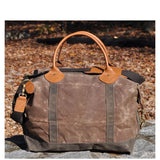 Lifestyle Waxed Canvas Weekender Choose Color