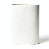 White Small Dot Mini Vase Back