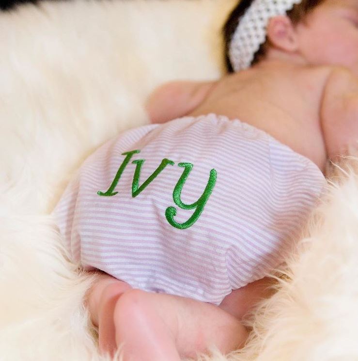 Personalized Baby Bloomer Fancy Panties - Main Image
