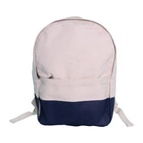 Personalized Dipped Lined Backpack Navy