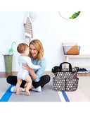Arrows Duo Signature Personalized Diaper Bag with 1 Free Burp Cloth
