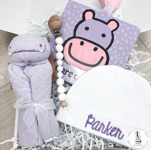 Purple Hippo Gift Set