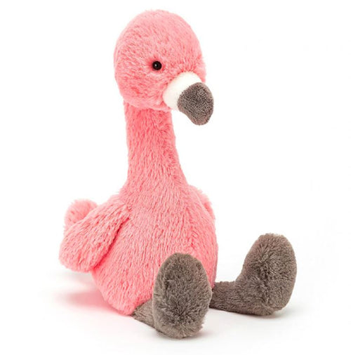 Bashful Flamingo Stuffed Animal - Choose Size