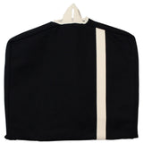 Colored Garment Bag Black and Natural