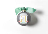 Home Sweet Home Glass Personalized Ornament