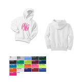 Personalized Youth Hooded Sweatshirt