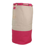 Open Side View Laundry Duffel Choose Color Hot Pink