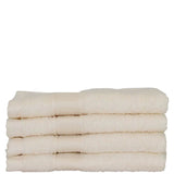 Luxury Cotton Face Towels Set of 4 Ivory