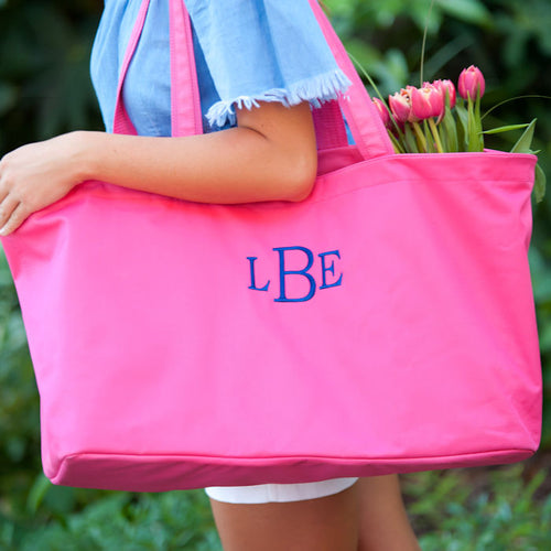 Ultimate Tote Solid Pattern Hot Pink