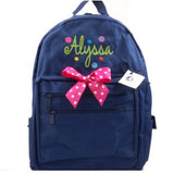 Personalized Backpack-with Bubble Gum Dots