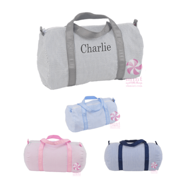 Personalized baby duffle bag sales