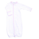 Pink Gingham Dots Converter Gown