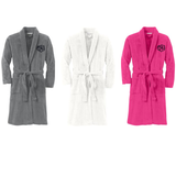 Plush Microfleece Robe- 3 Colors To Choose From