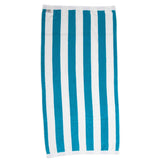 Reversible Towel Turquoise Stripes Reversible Red Stripes