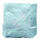 Satin Lined Fleece Baby Blanket- Pink or Blue