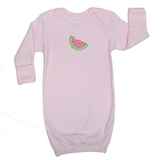 Personalized Watermelon Bite Newborn Gown