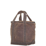 Side View Waxed Canvas Small Lunch Tote Cooler Choose Color